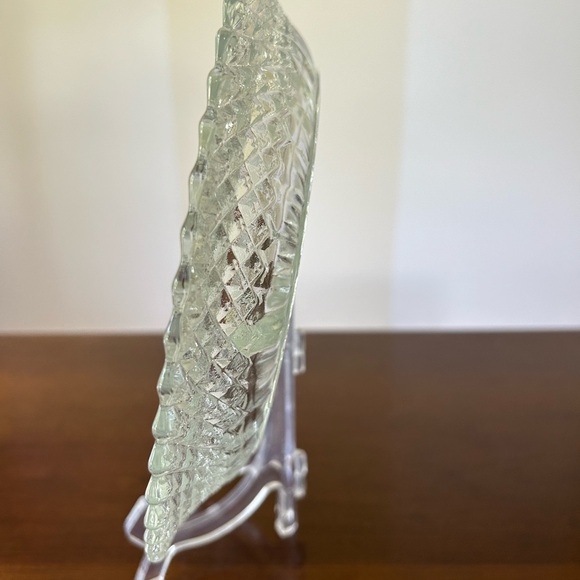 Miss American Divided Clear Glass Plate by Anchor Hocking Relish Dish Condiment - Picture 7 of 11